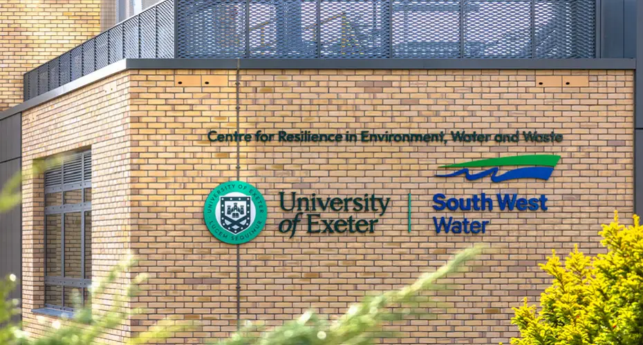 The CREWW building on Streatham Campus in Exeter.