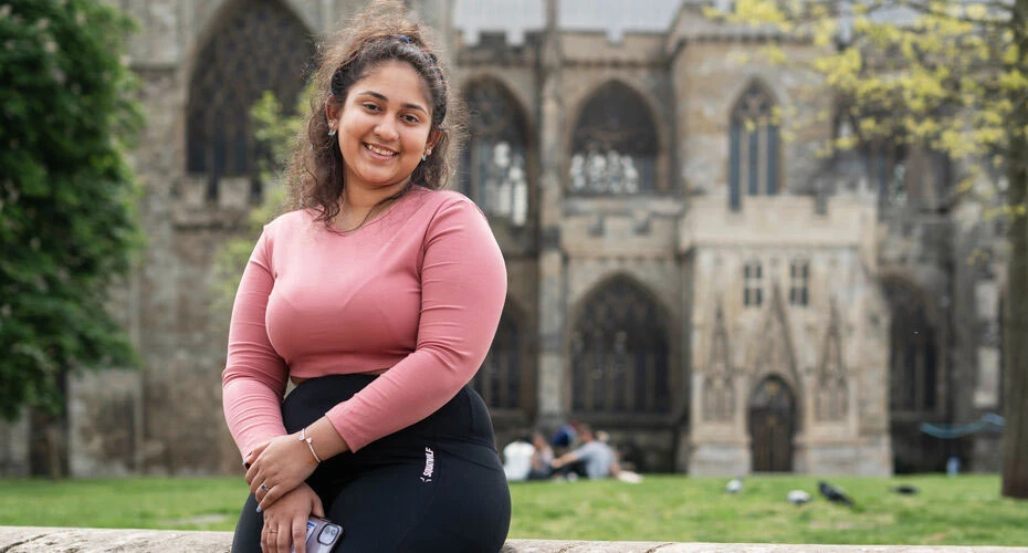 Sophia, one of our student ambassadors