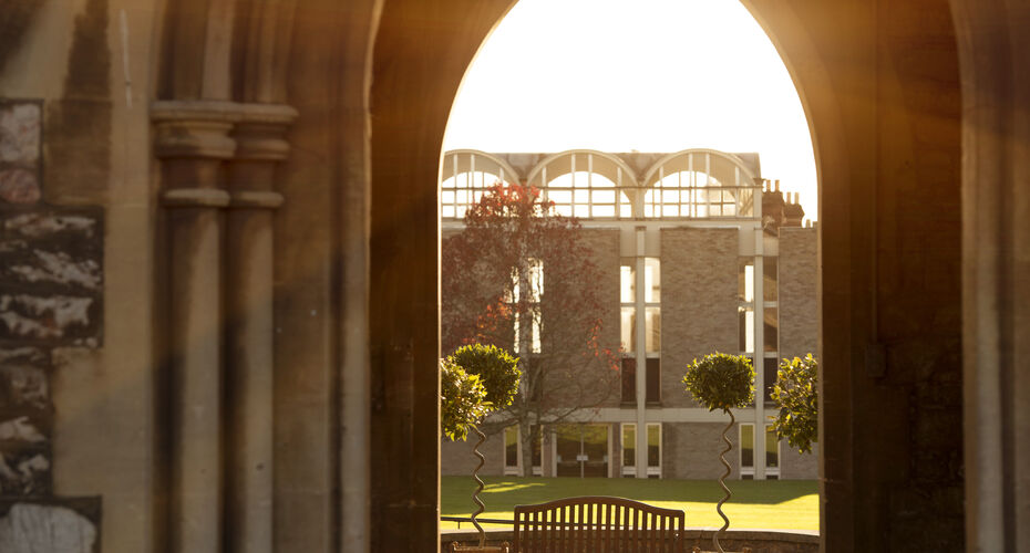 One of the archways on St Luke's campus